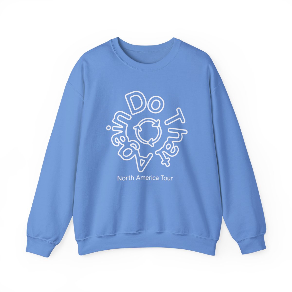 Do They Agree North America Tour Crewneck Sweatshirt | Band Tour Logo | Malcolm Todd - alternate angle 3, merchandise