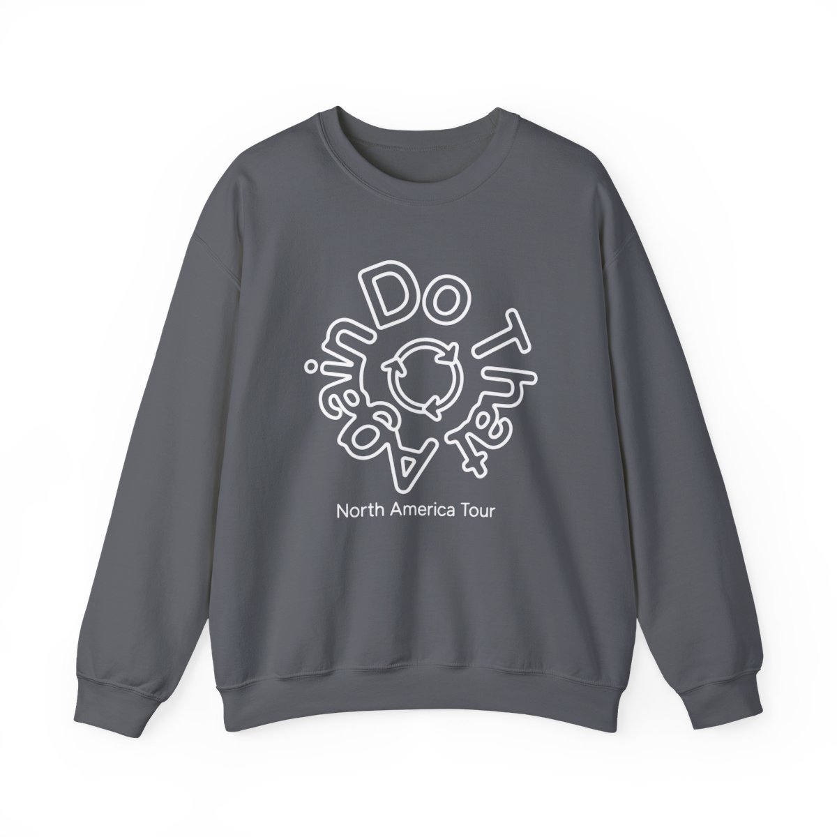 Do They Agree North America Tour Crewneck Sweatshirt | Band Tour Logo | Malcolm Todd - alternate angle 4, merchandise