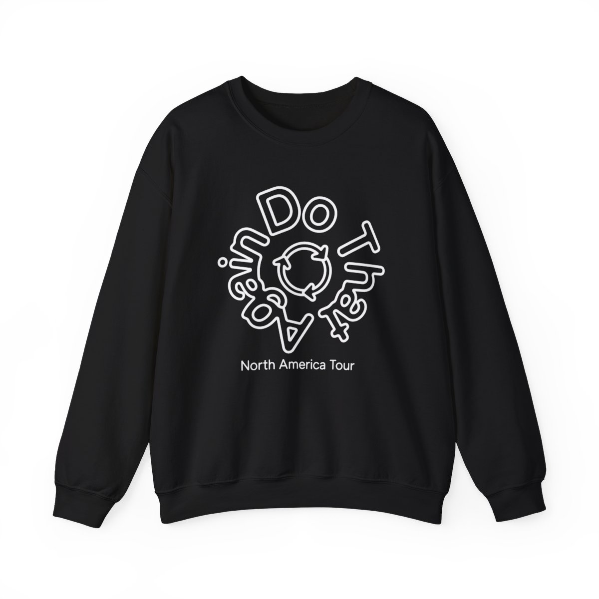 Do They Agree North America Tour Crewneck Sweatshirt | Band Tour Logo | Malcolm Todd