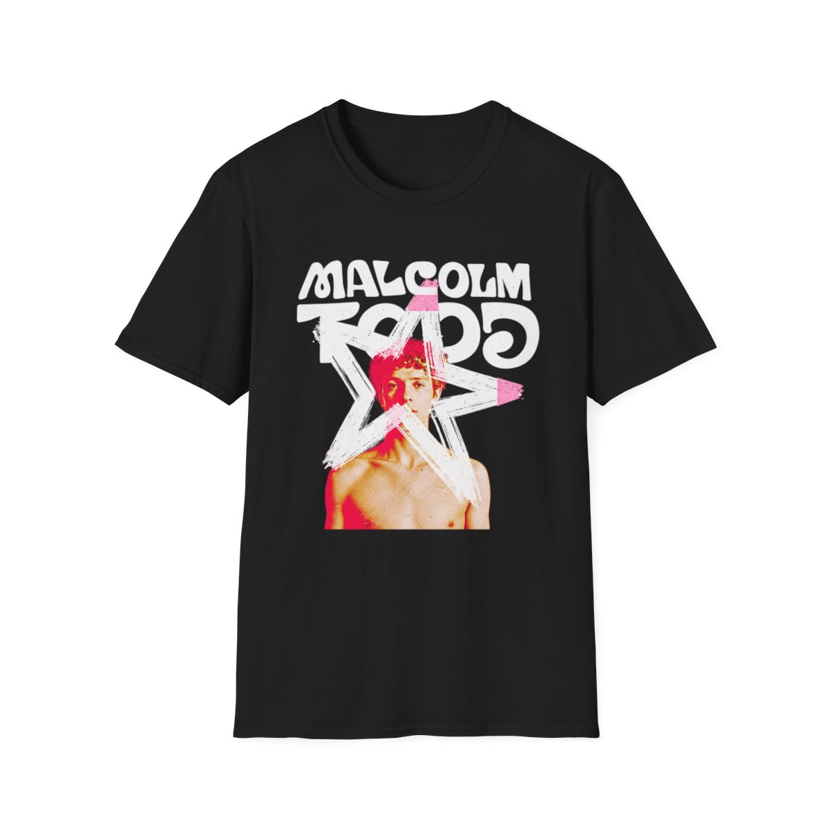 Malcolm Todd Star Portrait T-Shirt | Retro Photo Graphic Tee | Malcolm Todd