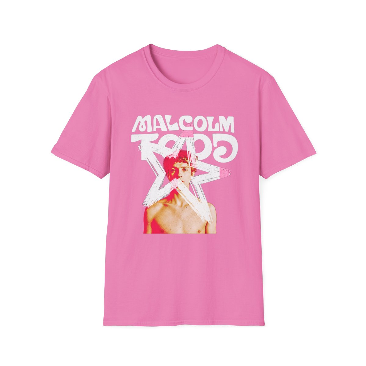 Malcolm Todd Star Portrait T-Shirt | Retro Photo Graphic Tee | Malcolm Todd - alternate angle 2, merchandise
