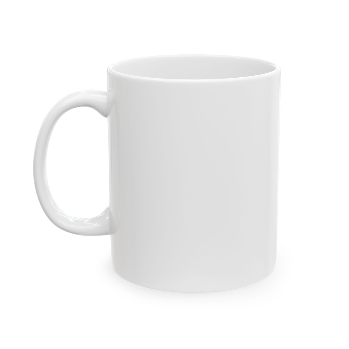 Monochrome Half-Face Portrait Mug | Ceramic Coffee Cup | Malcolm Todd - alternate angle 3, merchandise