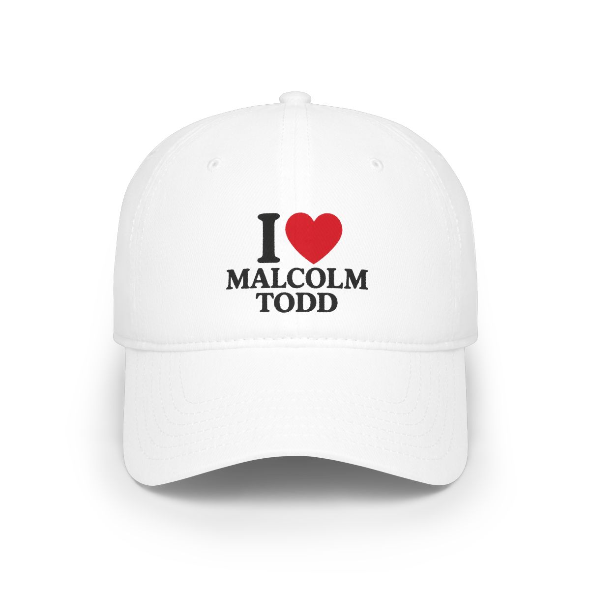 I  Malcolm Todd Baseball Cap | Name Logo Dad Hat | Malcolm Todd